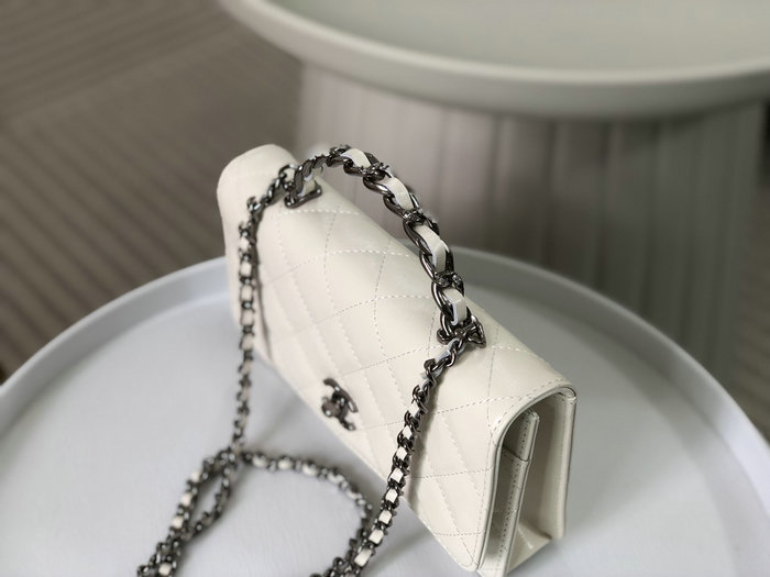 Chanel Wallet on Chain White AS96031