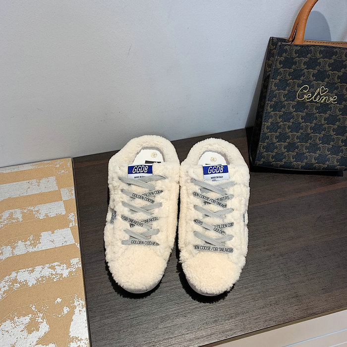 Golden Goose Shearling Superstar Slip-On Sneakers SHG111701