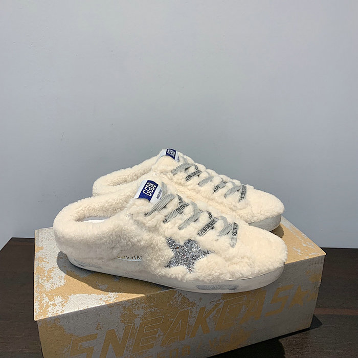 Golden Goose Shearling Superstar Slip-On Sneakers SHG111701