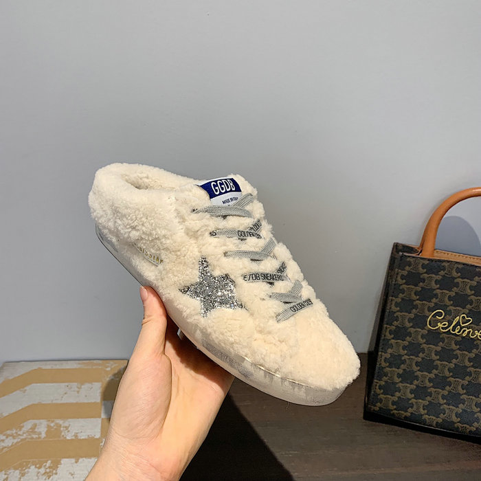 Golden Goose Shearling Superstar Slip-On Sneakers SHG111701