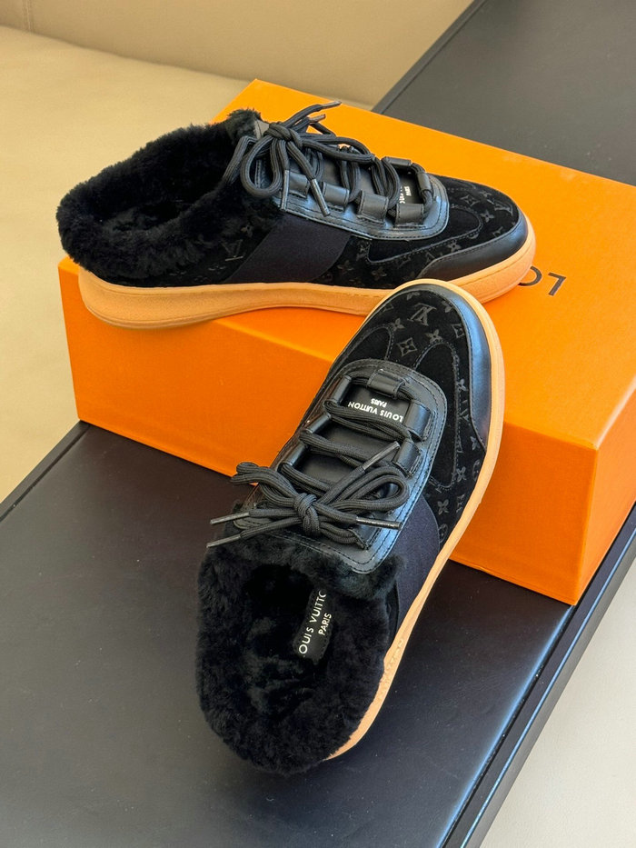 Louis Vuitton Shearling Sneakers SHL111701