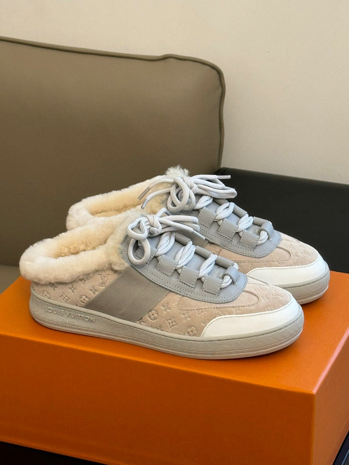 Louis Vuitton Shearling Sneakers SHL111702