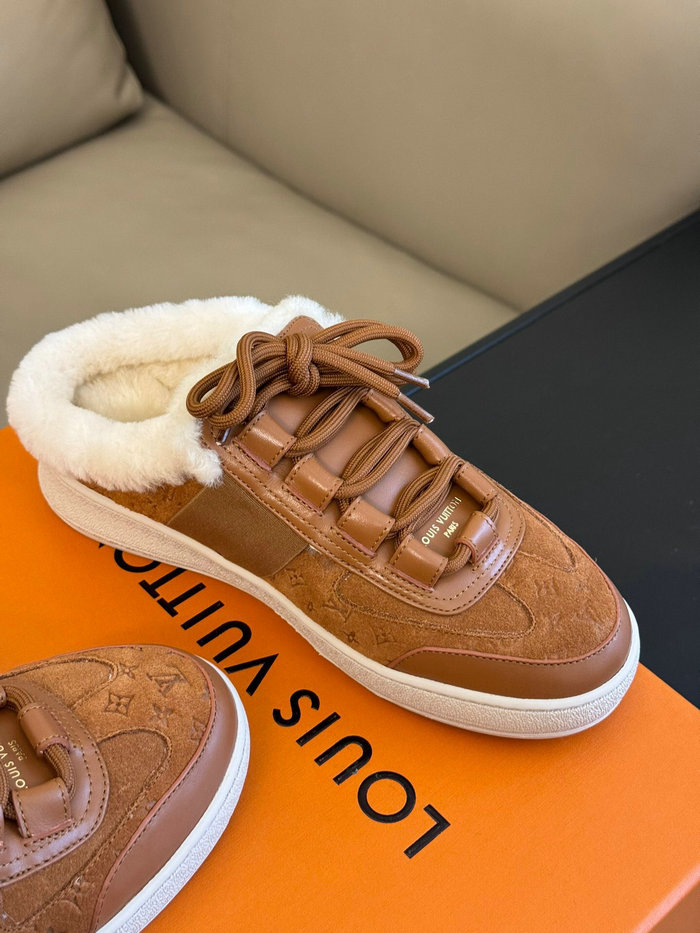 Louis Vuitton Shearling Sneakers SHL111703