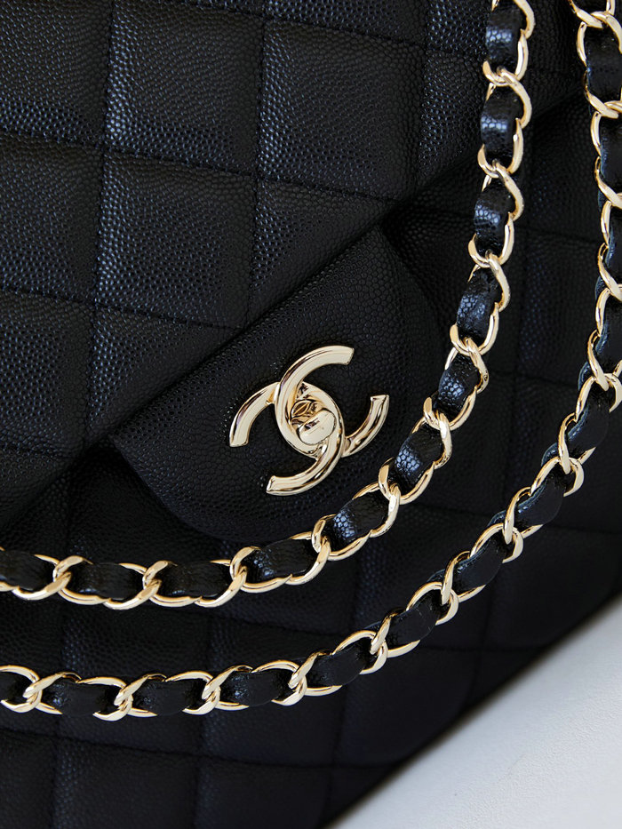 Chanel Airline Flap Bag Black A3827