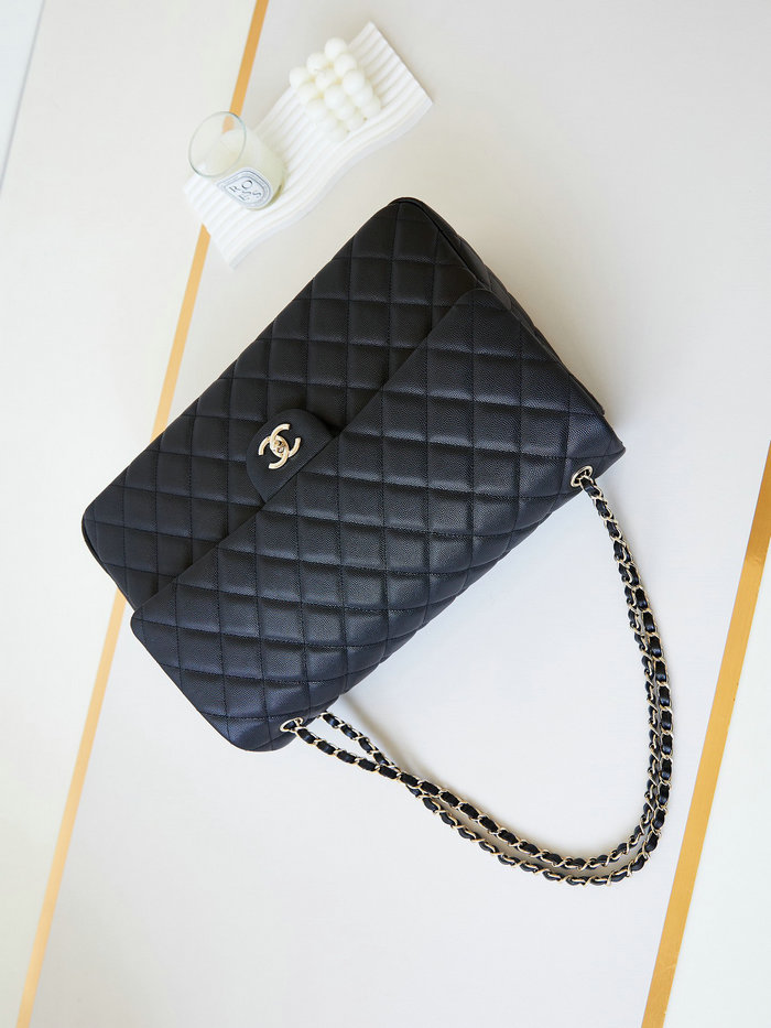 Chanel Airline Flap Bag Black A3827