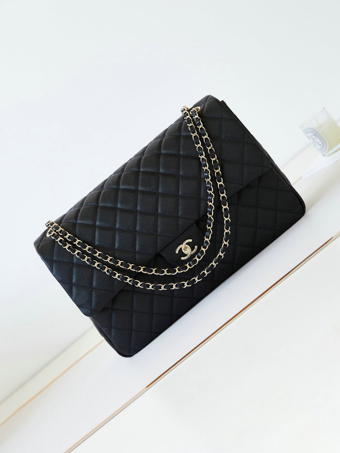 Chanel Airline Flap Bag Black A3827