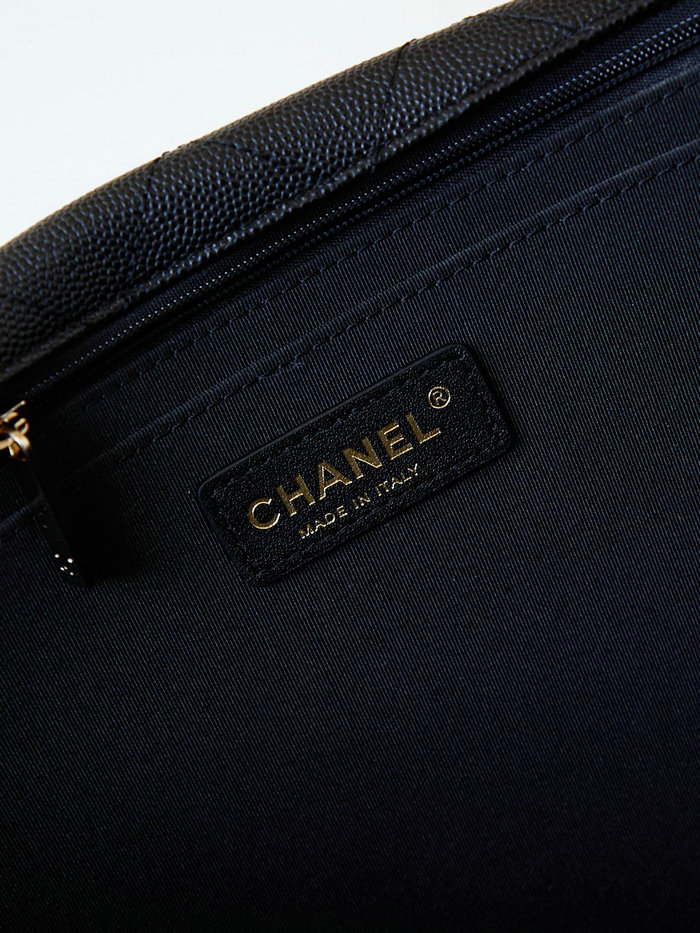 Chanel Airline Flap Bag Black A3827