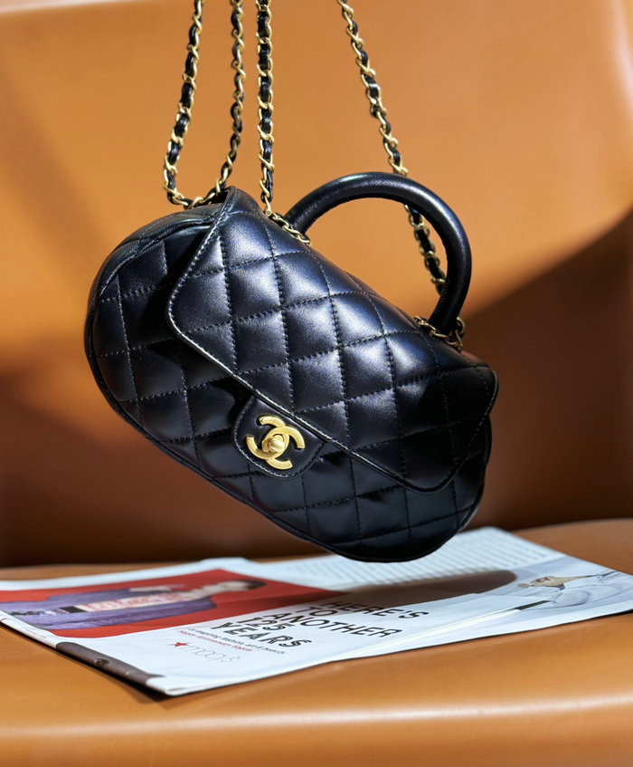 Chanel Bag With Top Handle Black AS4569