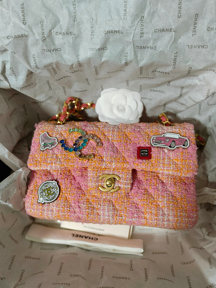 Chanel Flap Bag Pink A2423