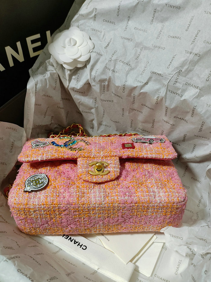 Chanel Flap Bag Pink A2423