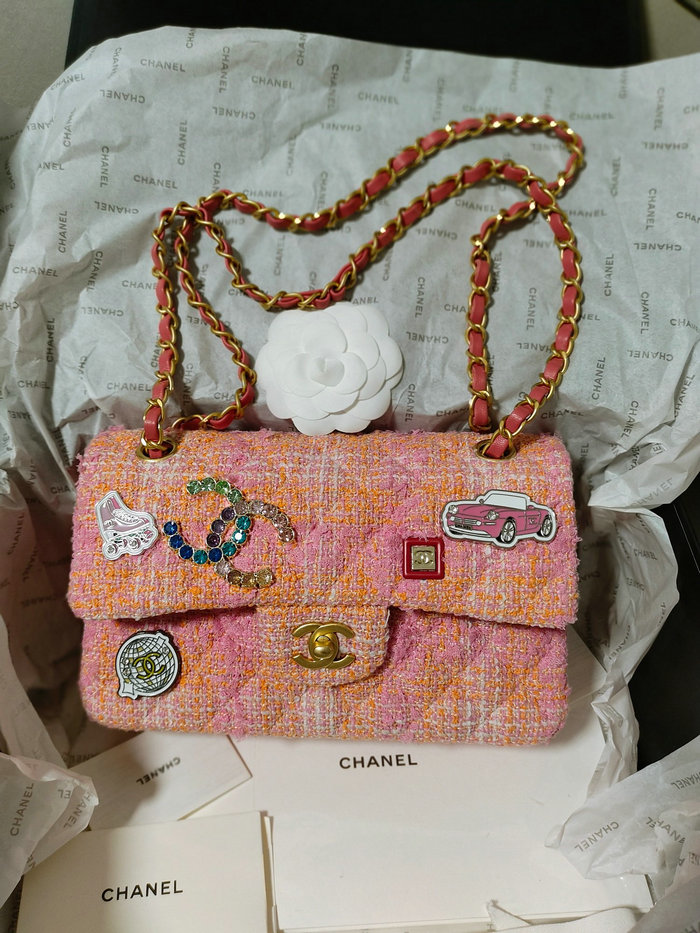 Chanel Flap Bag Pink A2423