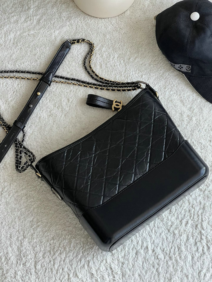 Chanel Gabrielle Hobo Bag Black A93824
