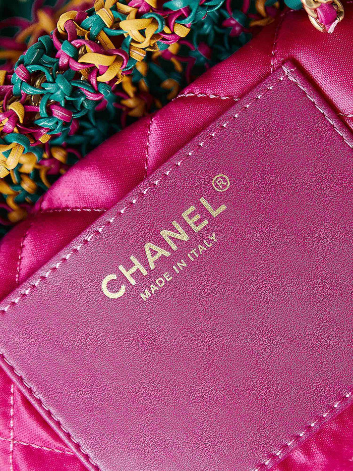 Chanel Mini 22 Bag Green AS3980
