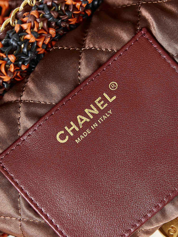 Chanel Mini 22 Bag Orange AS3980