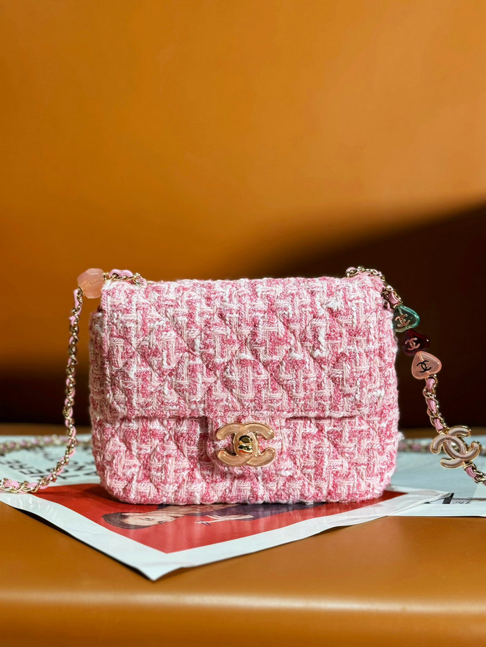 Chanel Mini Flap Bag Pink AS3782