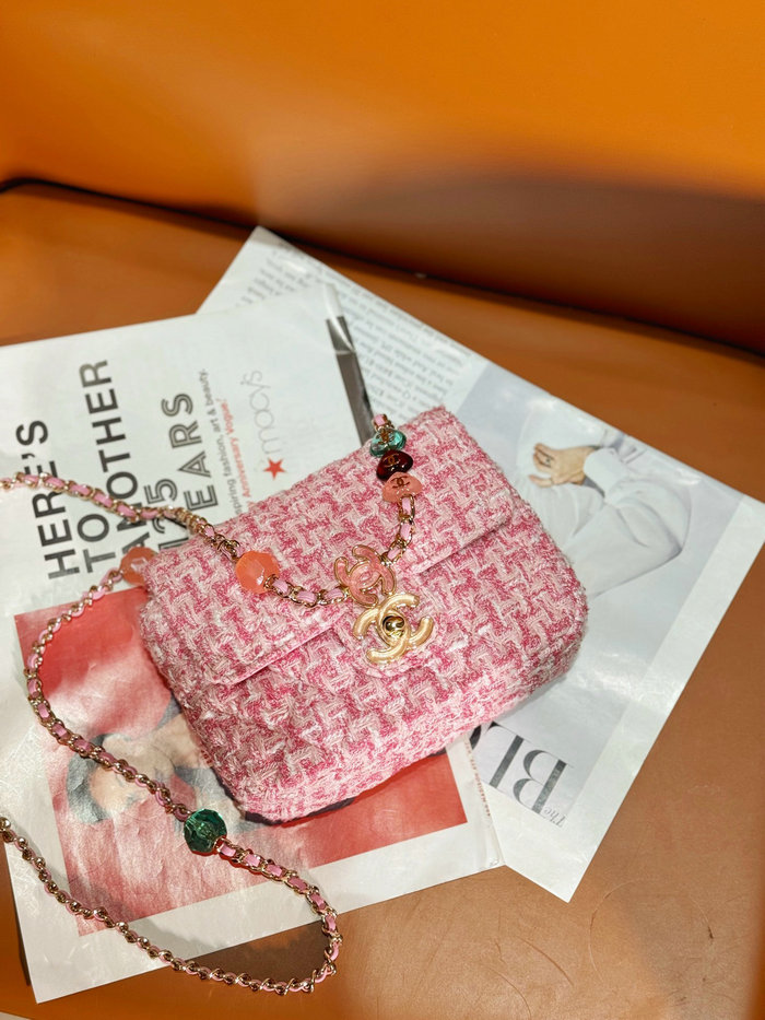 Chanel Mini Flap Bag Pink AS3782