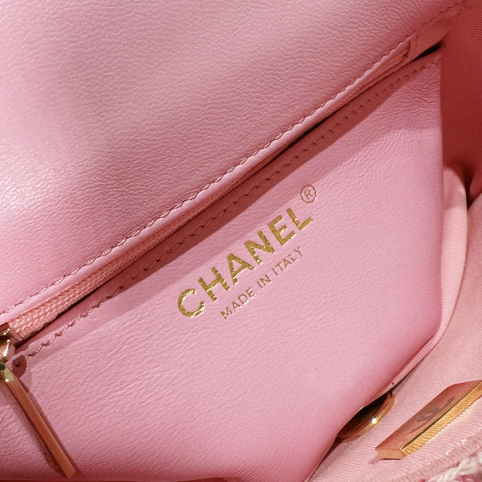 Chanel Mini Flap Bag Pink AS3782