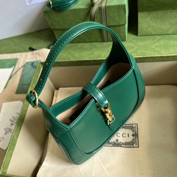 Gucci Jackie 1961 Mini Shoulder Bag Green 637091