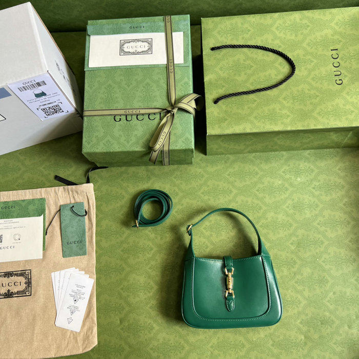 Gucci Jackie 1961 Mini Shoulder Bag Green 637091