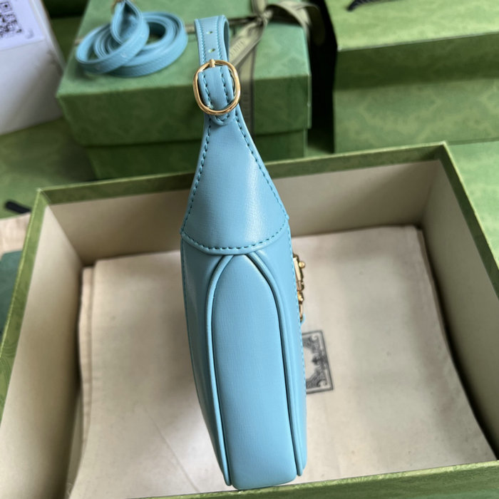 Gucci Jackie 1961 Mini Shoulder Bag Light Blue 637091