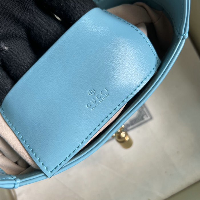 Gucci Jackie 1961 Mini Shoulder Bag Light Blue 637091