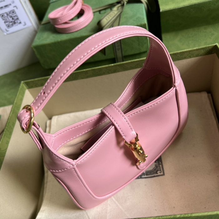 Gucci Jackie 1961 Mini Shoulder Bag Pink 637091