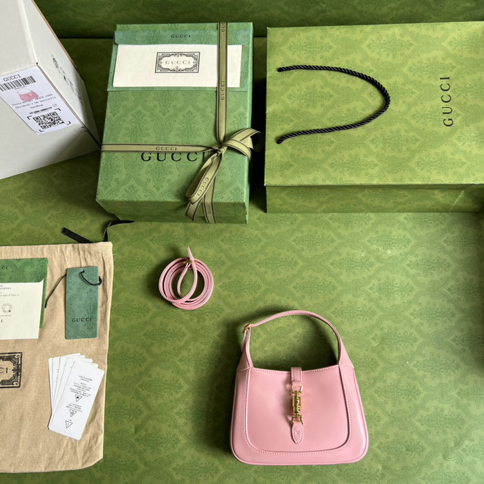 Gucci Jackie 1961 Mini Shoulder Bag Pink 637091