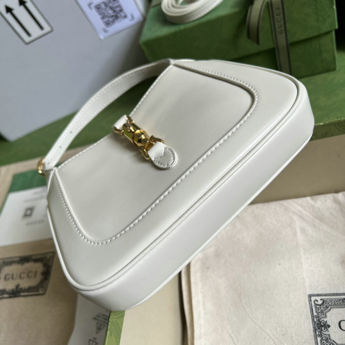 Gucci Jackie 1961 Mini Shoulder Bag White 637091