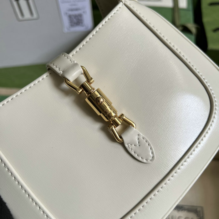 Gucci Jackie 1961 Mini Shoulder Bag White 637091