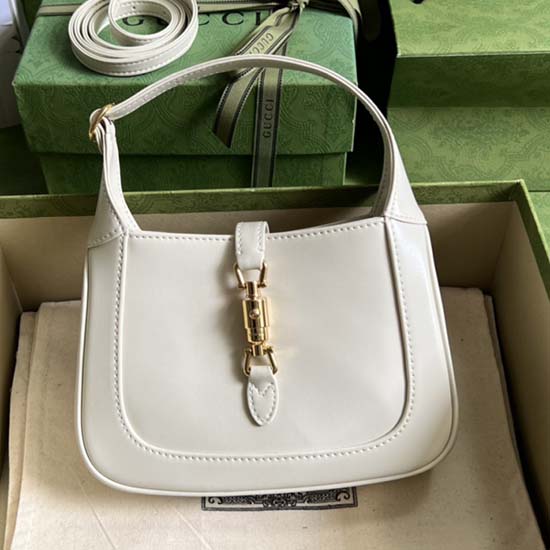 Gucci Jackie 1961 Mini Shoulder Bag White 637091