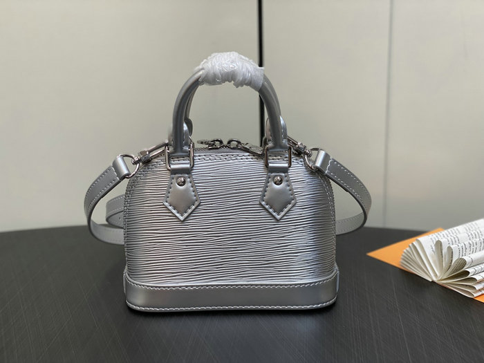 Louis Vuitton Nano Alma Silver M82682