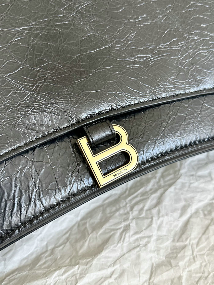 Balenciaga Crush Large Chain Bag Black B716332