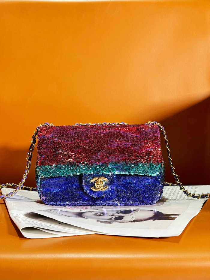 Chanel Sequins Small Flap Bag Sequins AS4561