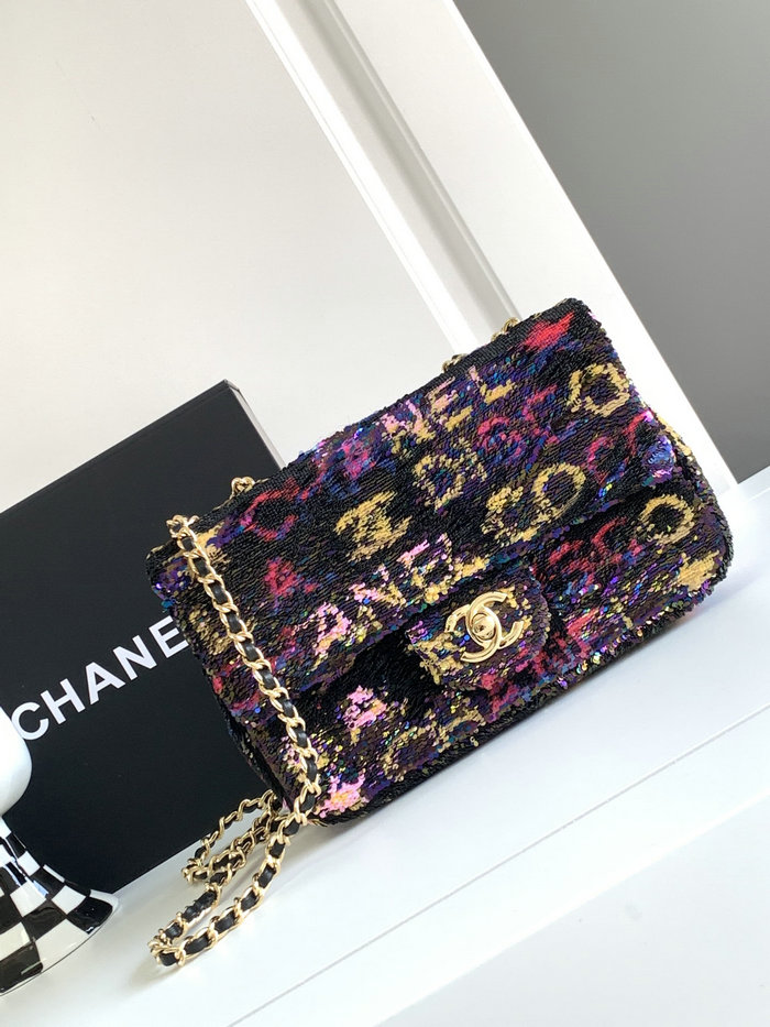 Chanel Small Flap Bag Black AS4561