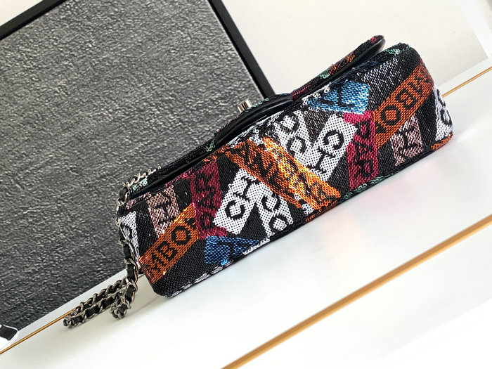 Chanel Small Sequins Flap Bag Multicolour AS4418