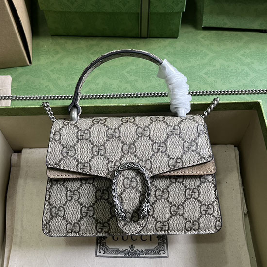 Gucci Dionysus Mini Top Handle Bag Beige 752029