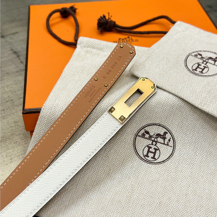 Hermes Belt White HB031501