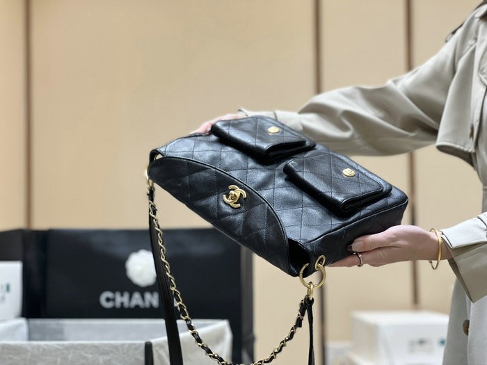 Chanel Large Hobo Bag Black AS4668