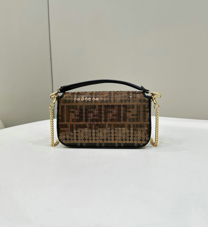 Fendi Baguette Mini Bag with sequins F8623S