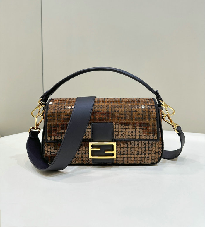 Fendi Baguette bag with sequins F8623L