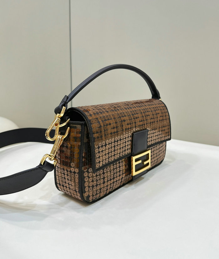 Fendi Baguette bag with sequins F8623L