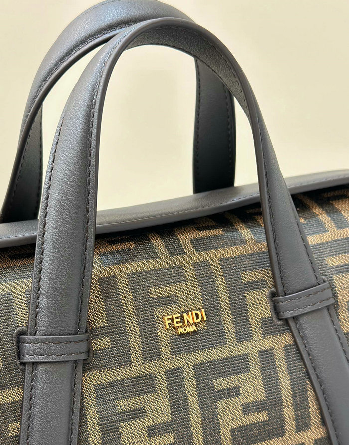 Fendi Fabric Boston 365 Bag F8627