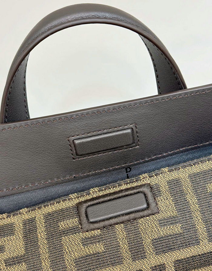 Fendi Fabric Boston 365 Bag F8627