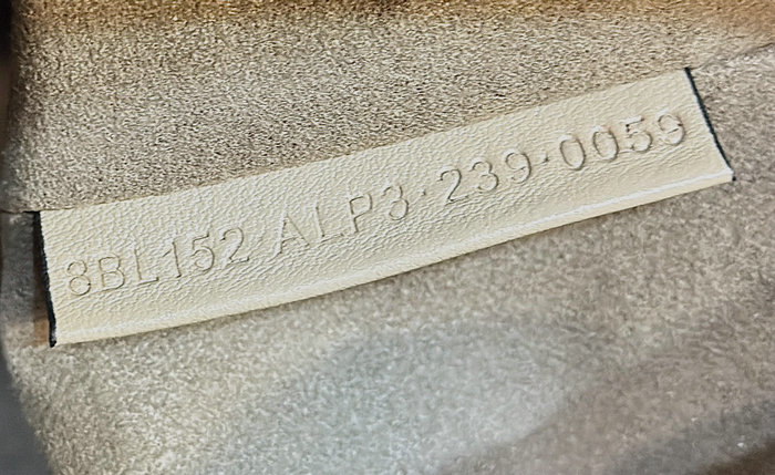 Fendi Leather Boston 365 Bag Grey F8627