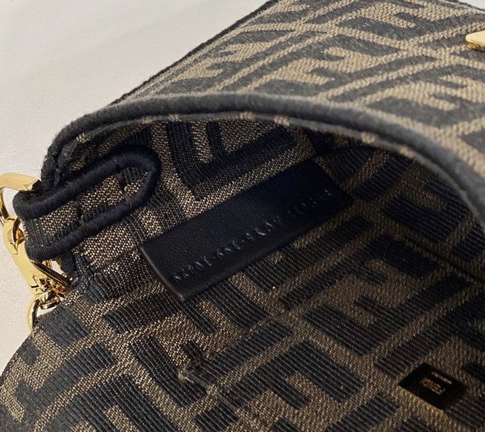 Fendi Mini Baguette Jacquard Bag F772