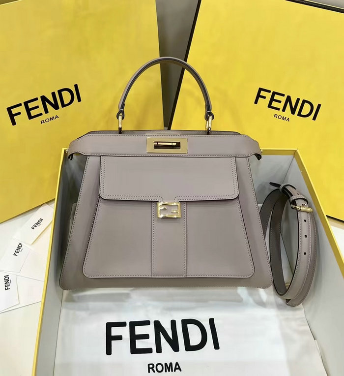 Fendi Peekaboo Iseeu Medium Bag Grey F8596