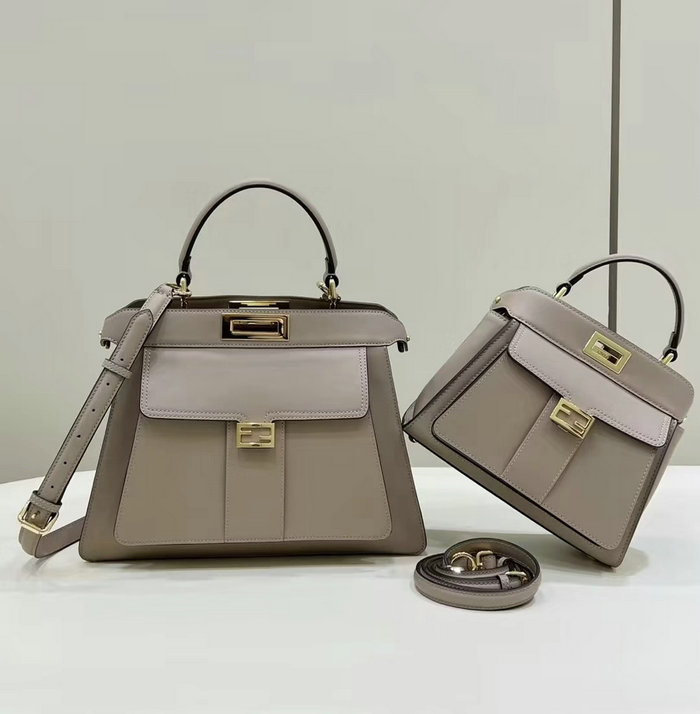 Fendi Peekaboo Iseeu Medium Bag Grey F8596