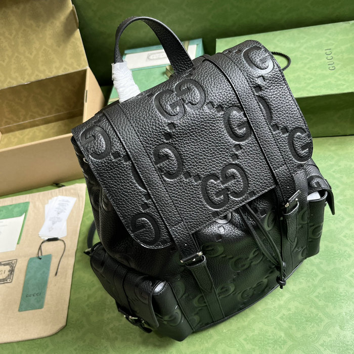 Gucci Jumbo GG Backpack Black 625770