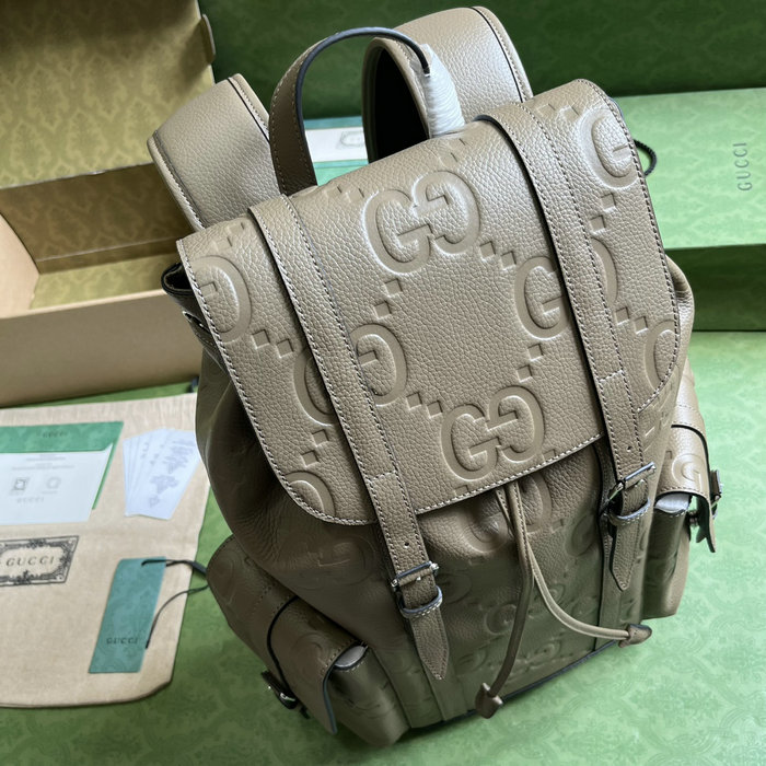 Gucci Jumbo GG Backpack Green 625770