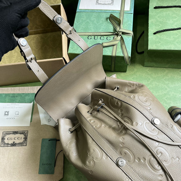 Gucci Jumbo GG Backpack Green 625770